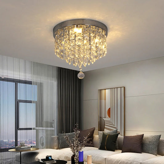 Crystal Ceiling Lamp Modern K9 Dinning Table Ceiling Chandelier