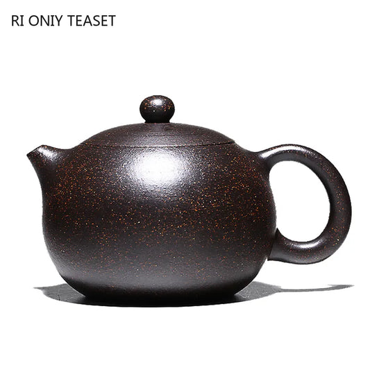 Yixing Purple Clay Teapot Famous Handmade Ball Hole Filter Xishi Tea Pot