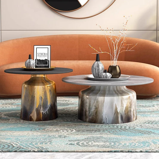 Japanese Designer Modern Coffee Table Marble Stone Tables