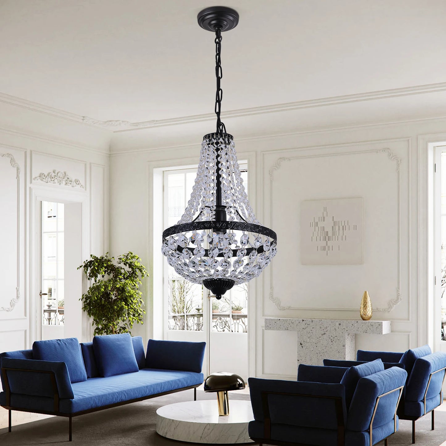 Crystal Pendant Light Ceiling Lamp Luxury Chandelier