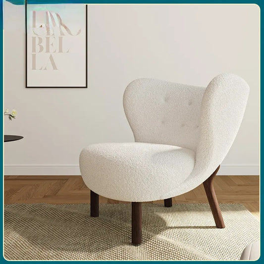 Lamb Wool living room Chair Ergonomic Designer Chairs